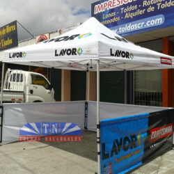 toldo plegable de aluminio