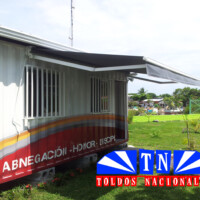 Toldo retractil Cuerpo bomberos