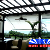 toldo plegable hotel Gaia