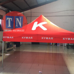 toldo de tela impermeable
